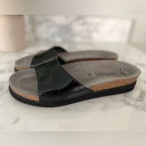 Mephisto Hanka Na Patent Leather
Slide Sandals Womens Size 10